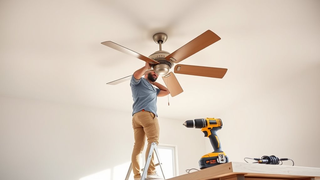 wireless battery powered ceiling fans
