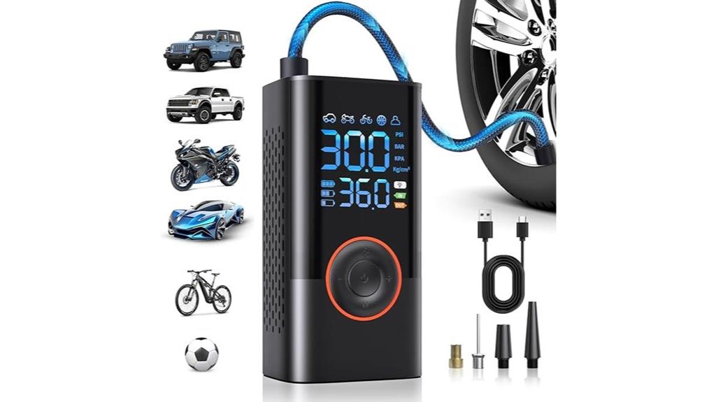 wireless digital tire inflator