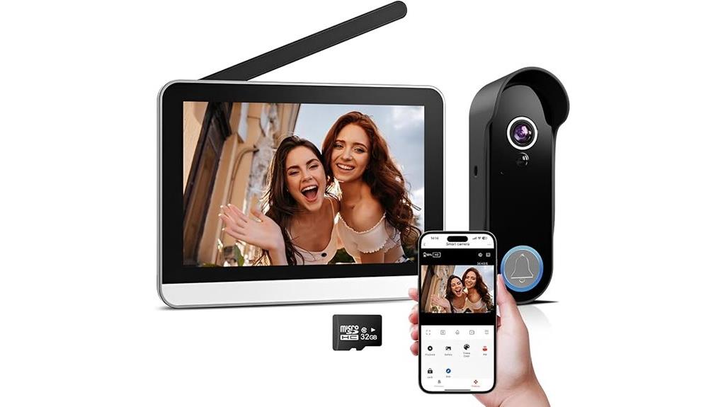 wireless doorbell camera features