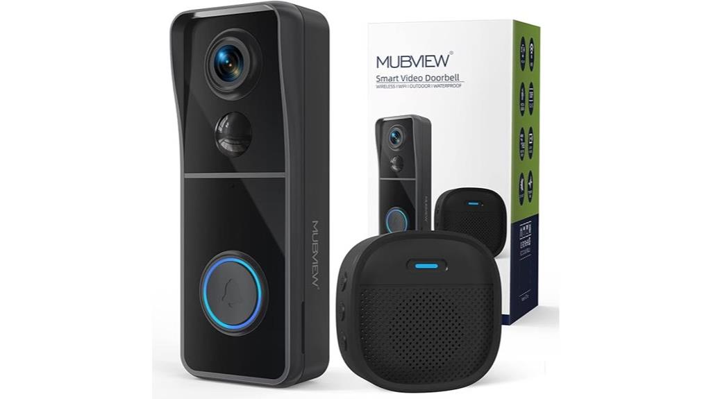 wireless doorbell with chime