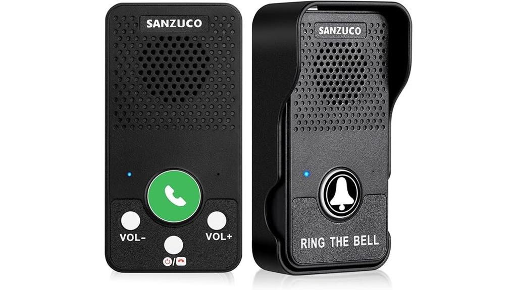 wireless doorbell with communication