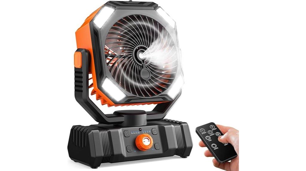 wireless rechargeable cooling fan