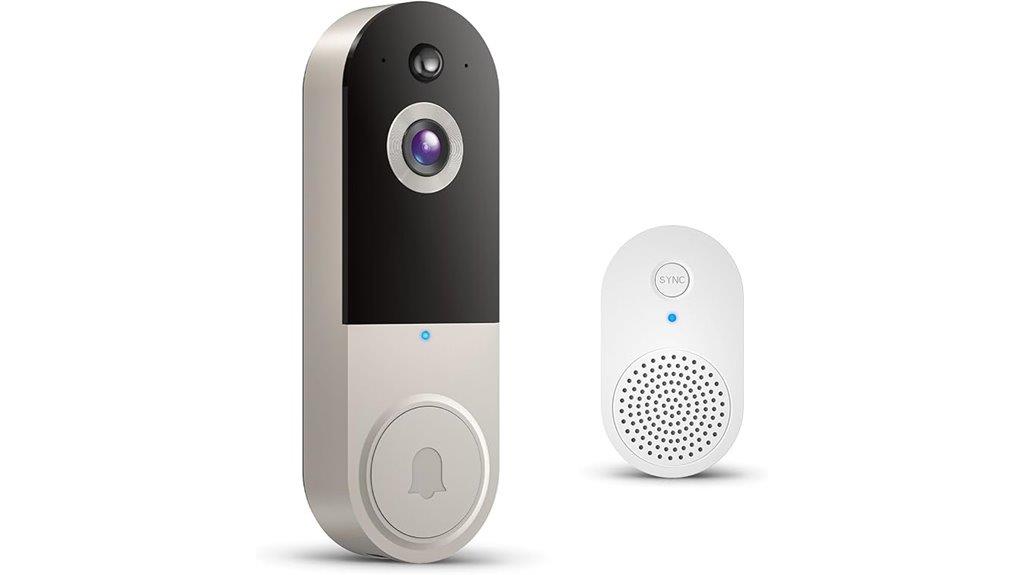 wireless wi fi doorbell camera