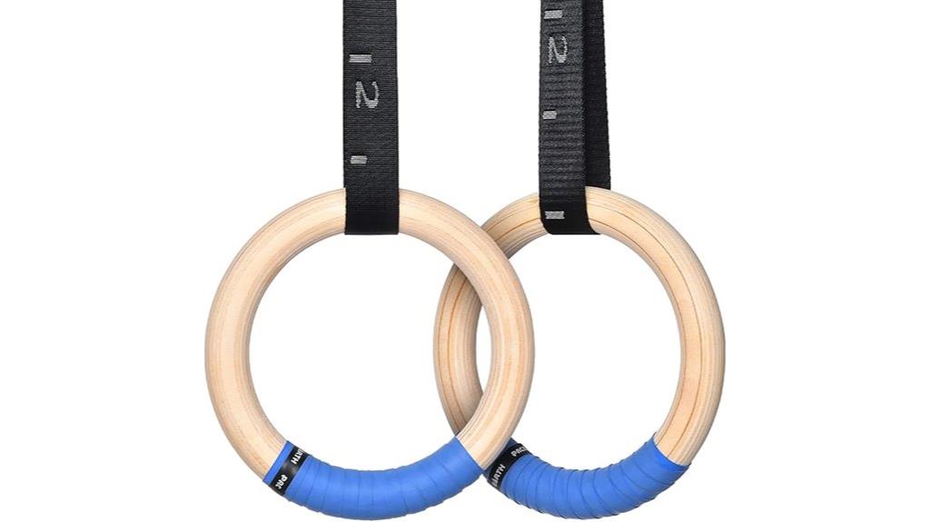 wooden olympic gymnastics rings