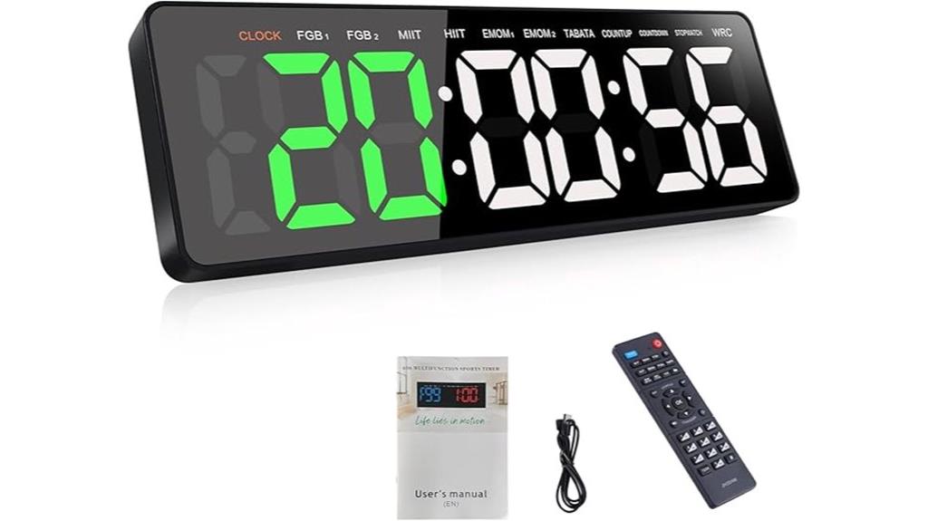 workout timer digital clock