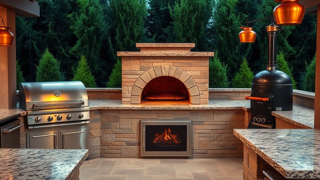 all in one outdoor cooking