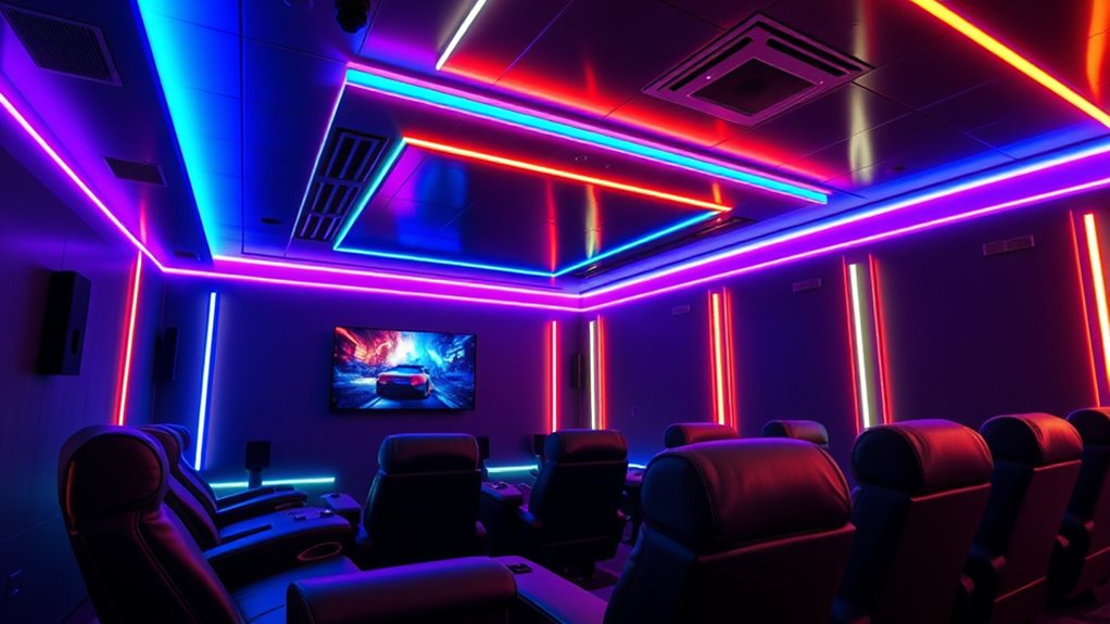 automated mood lighting control