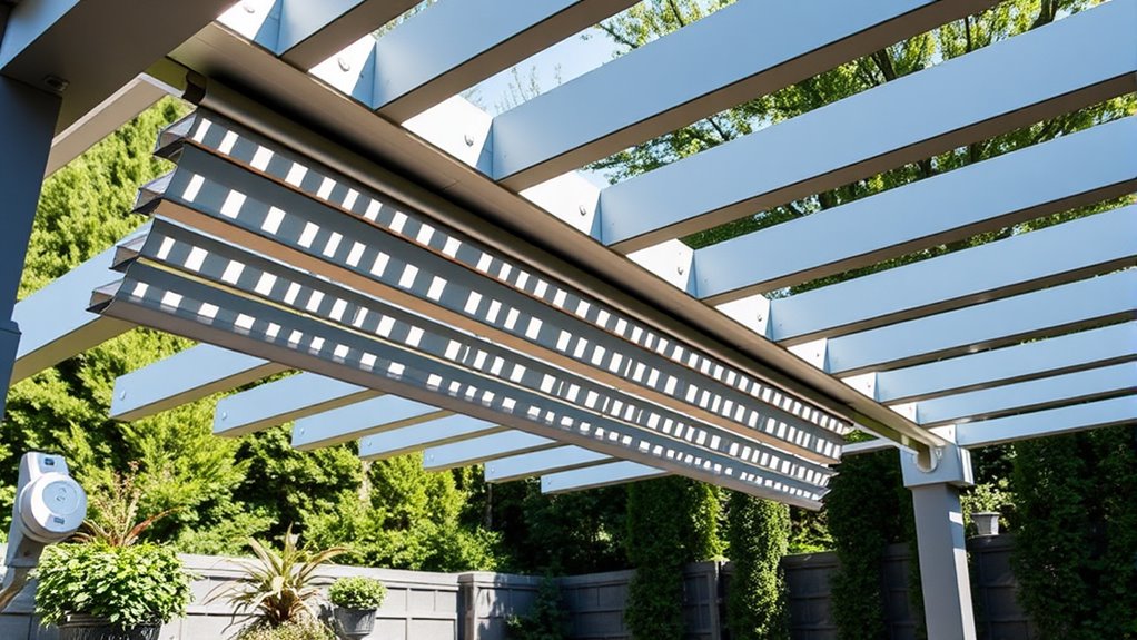 automatic louvers and sensors