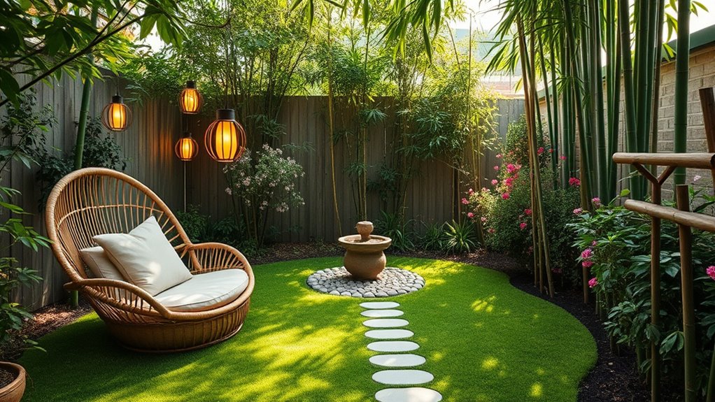 backyard meditation relaxation spaces