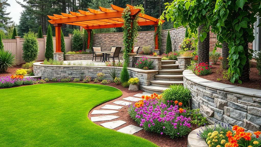 balancing landscaping and hardscaping
