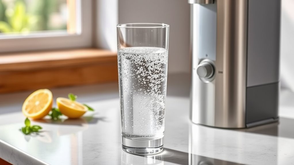 built in eco friendly carbonation system