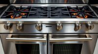 commercial style cooking features