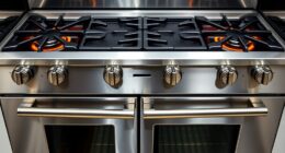 commercial style cooking features