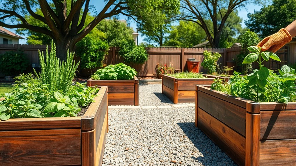 constructing elevated plant containers