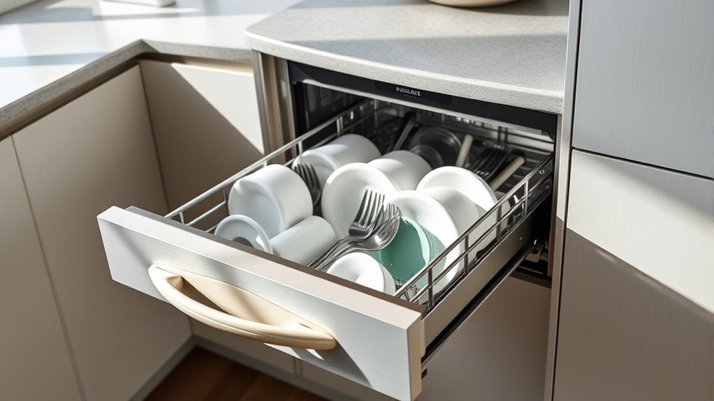 easy ergonomic dishwasher installation