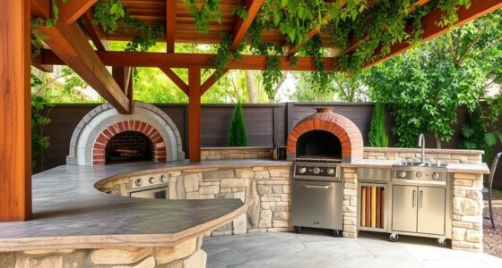 eco friendly outdoor cooking setup