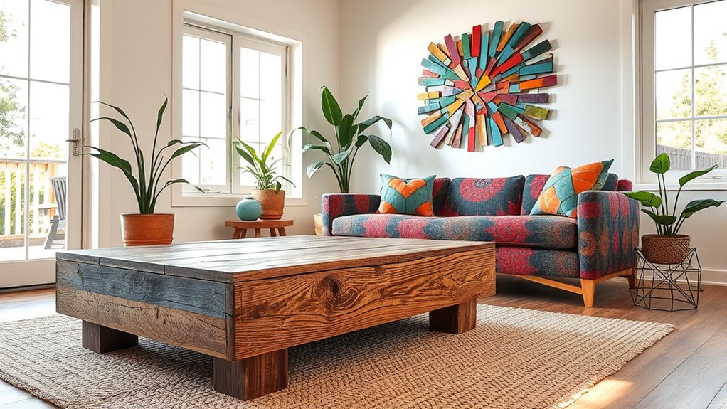 eco friendly upcycled home decor