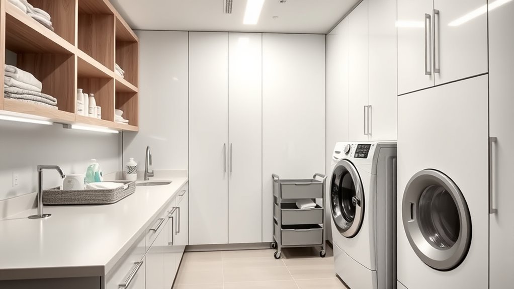 ergonomic laundry room design