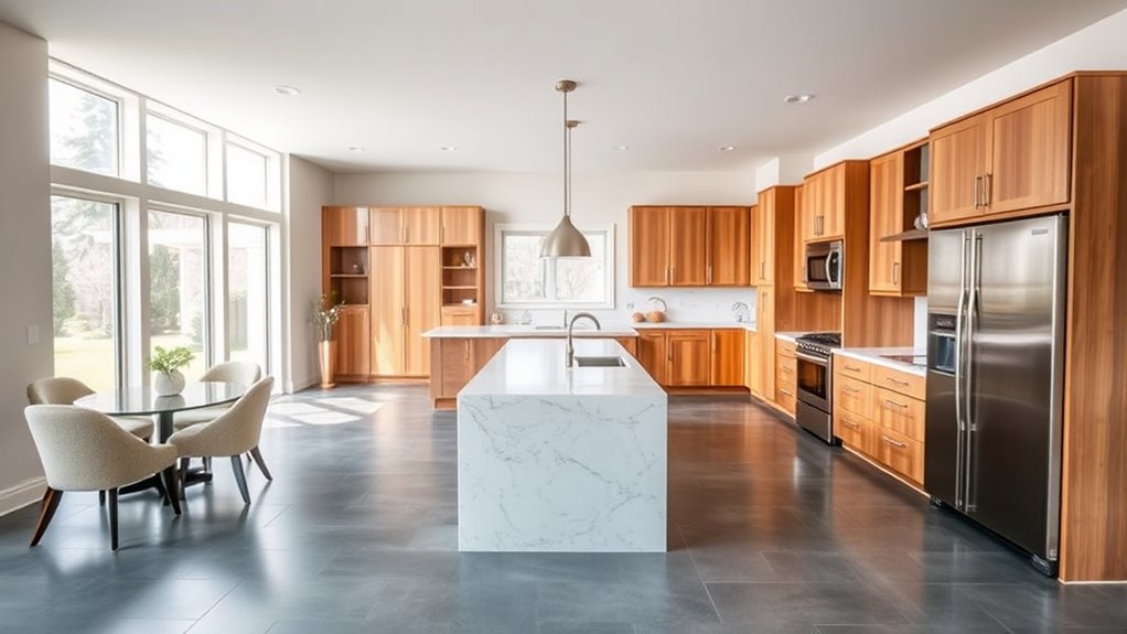 integrated appliances and lighting