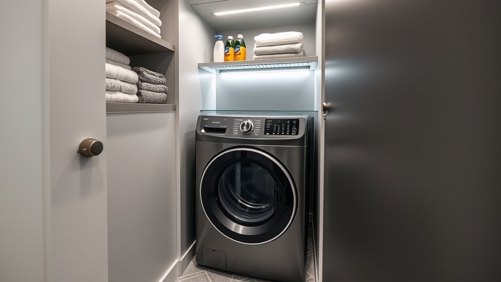 maximize small laundry space