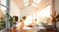 maximize sunlight through architecture