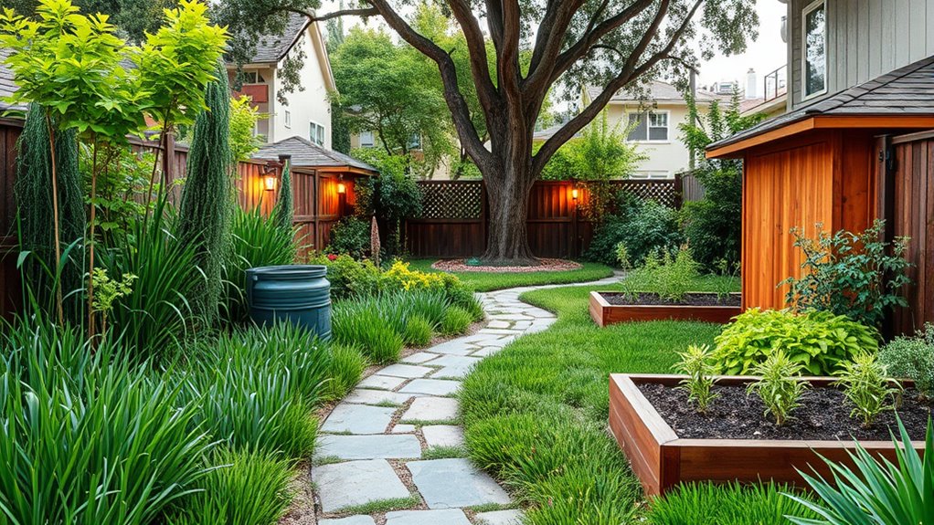 native plants and rain gardens