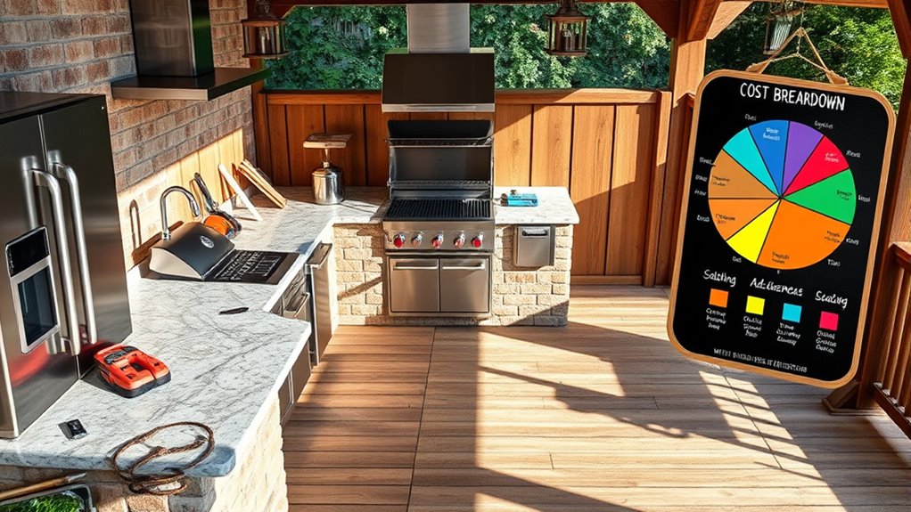 outdoor kitchen cost considerations