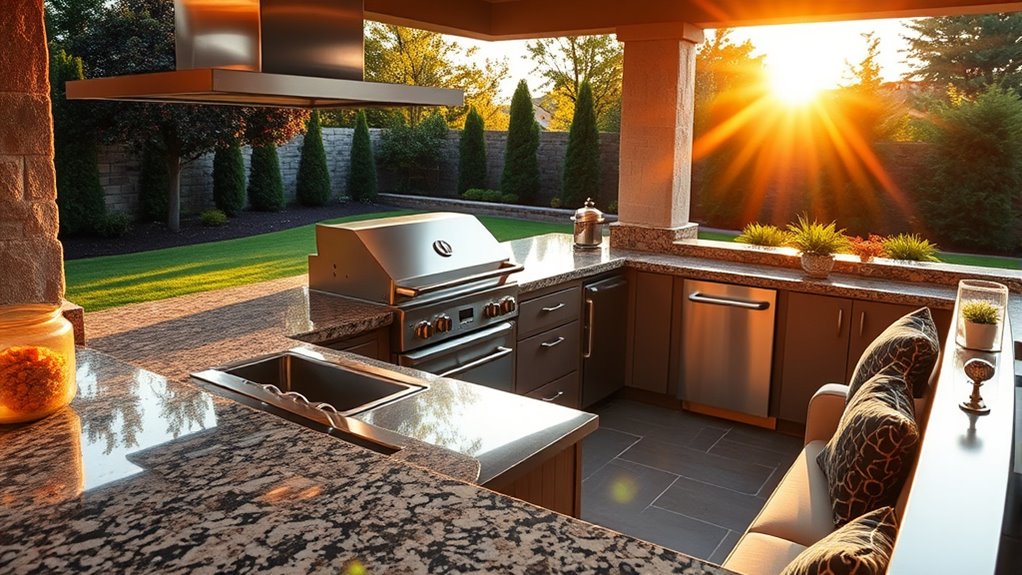 outdoor kitchen value enhancement