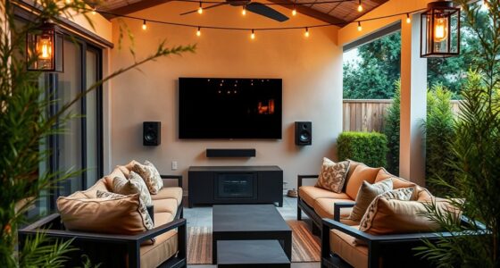 outdoor tv and sound