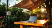 outdoor workspace setup essentials