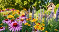 pollinator gardens attract birds