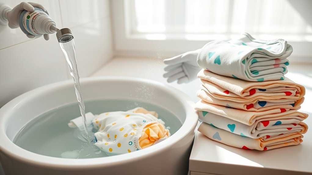 safe cloth diaper sanitization