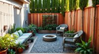 small yard outdoor design