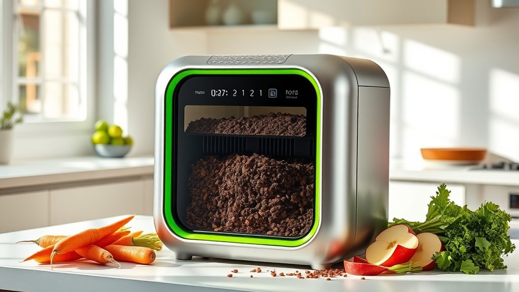 smart composters automate eco friendly waste recycling