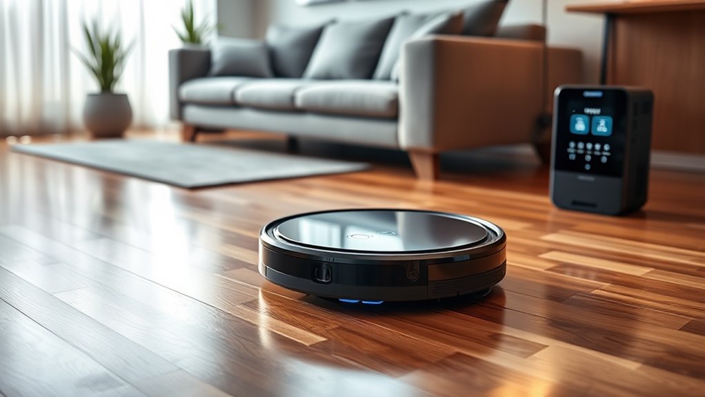 smart home robot vacuum control