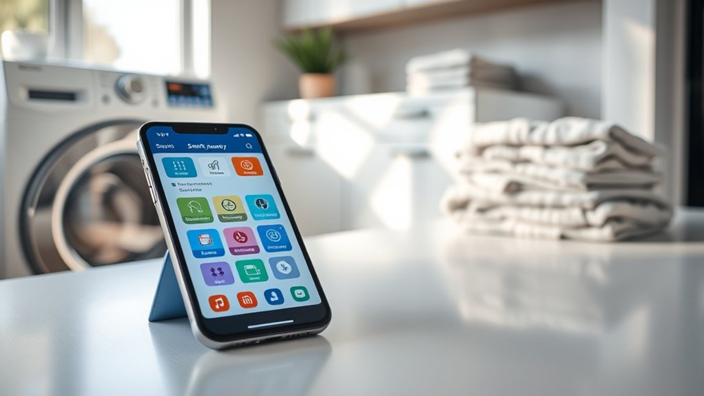 smart laundry app features