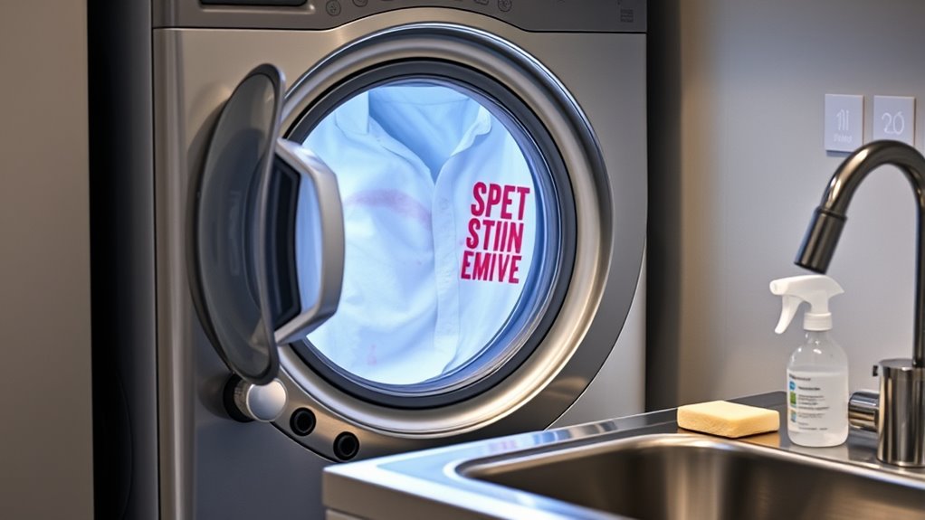 use built in stain pre treatments