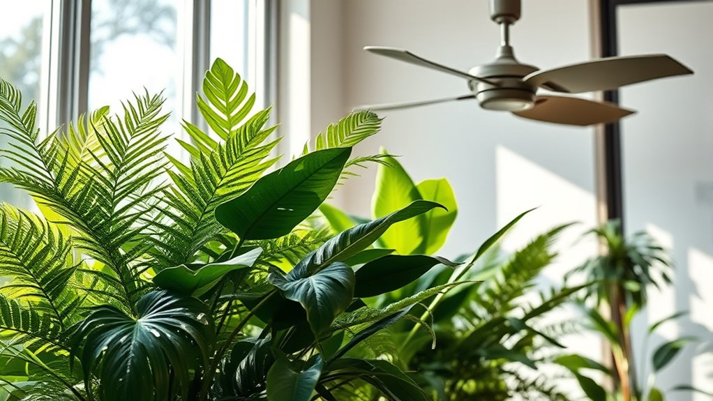 using fans for plant growth