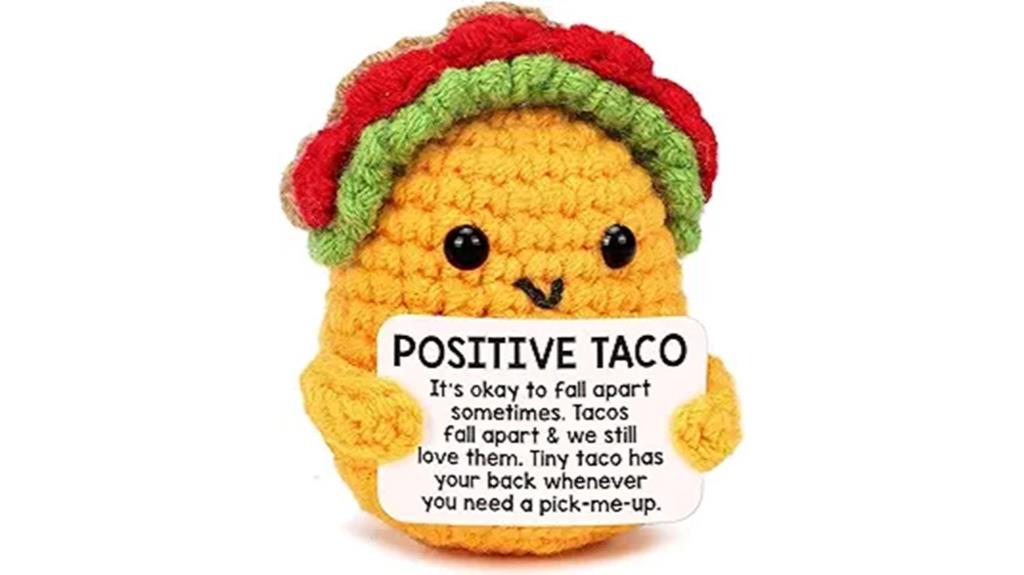 cute crochet taco gift