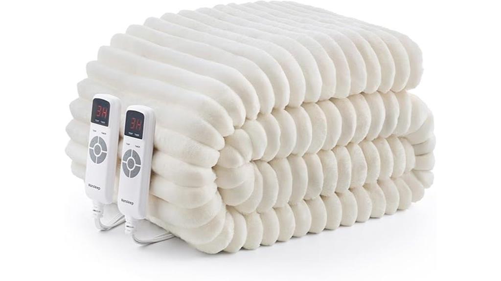 king size dual control heated blanket