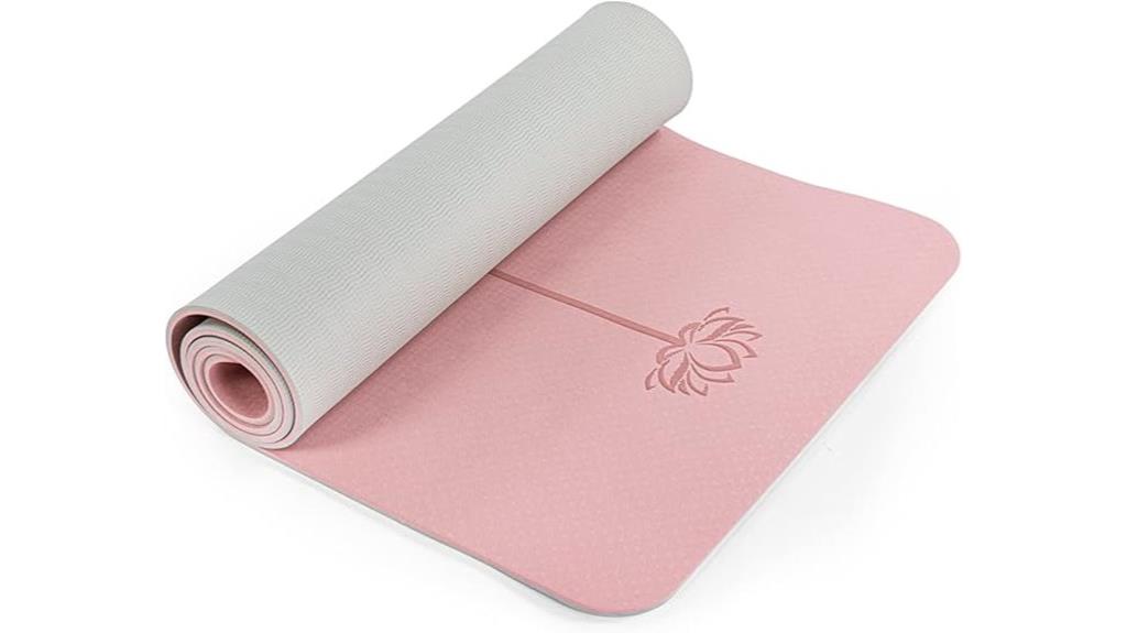 non slip yoga mat with carrying bag