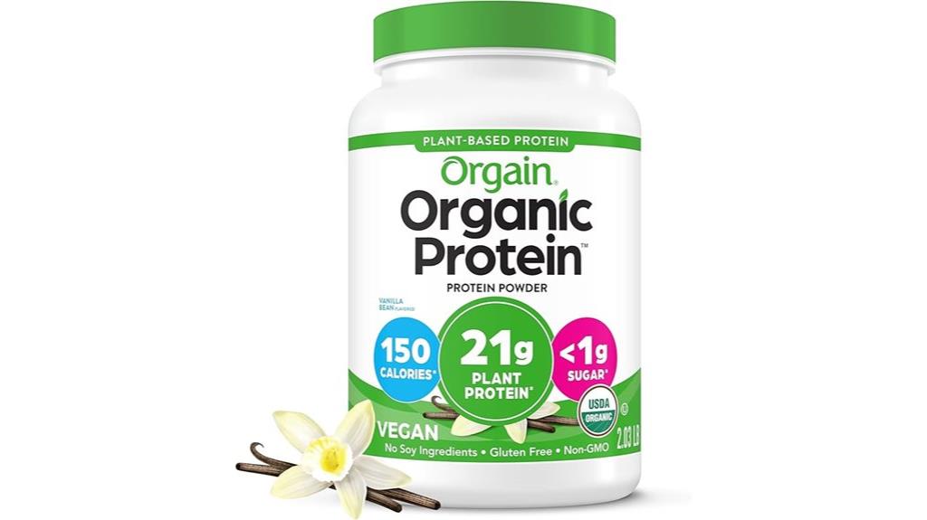organic vanilla vegan protein