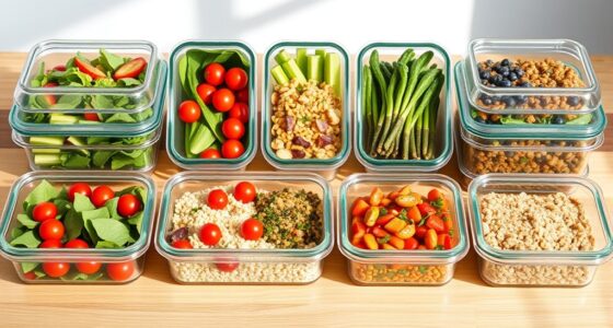 top glass meal storage
