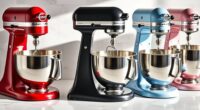 top kitchenaid mixer colors