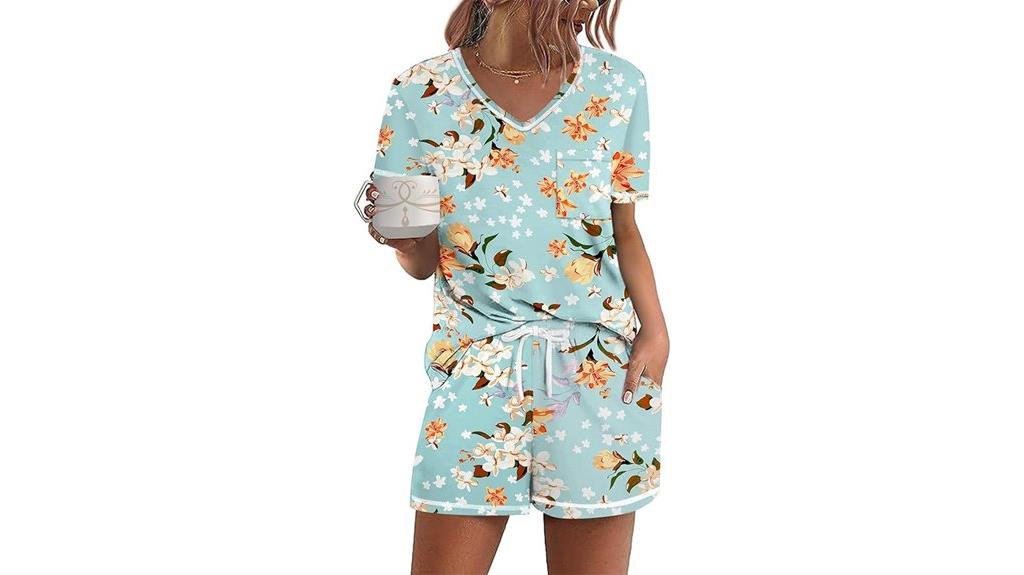 women s short sleeve pajamas