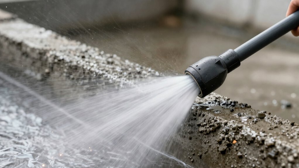 adjust pressure and flow