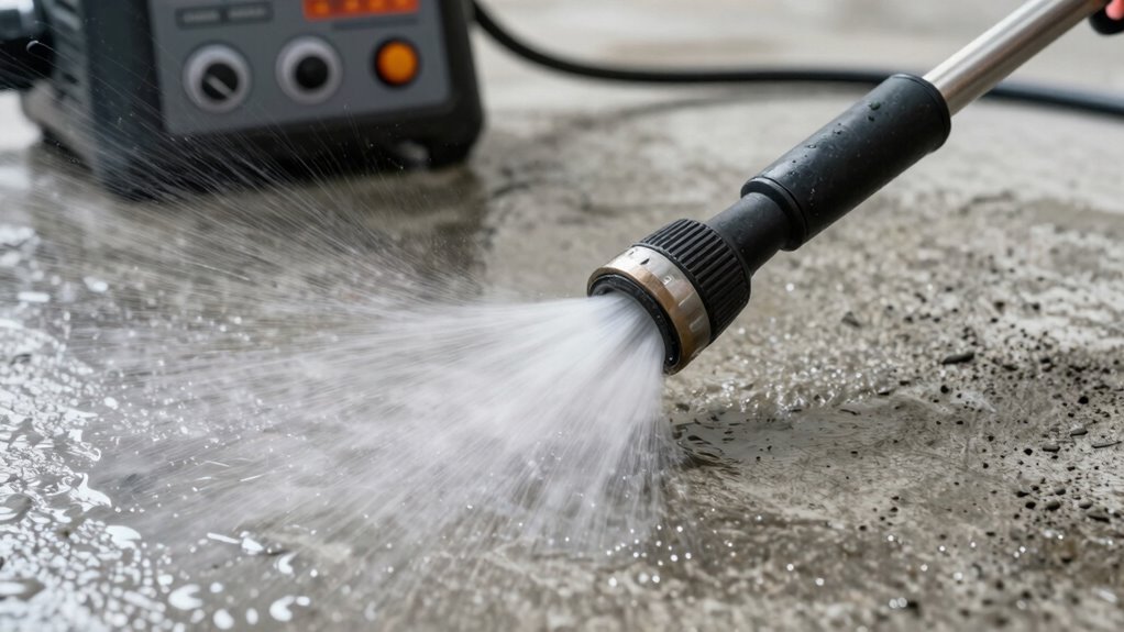 adjust psi and gpm accordingly