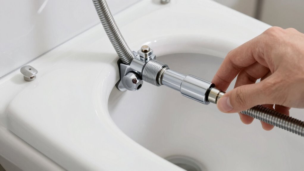 check fittings and sealant