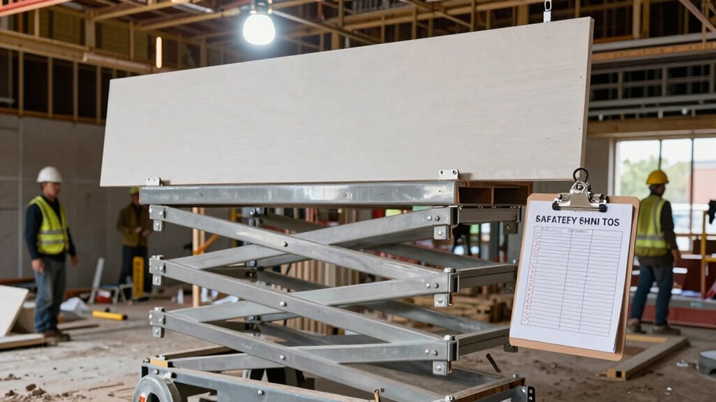 drywall lift safety checklist