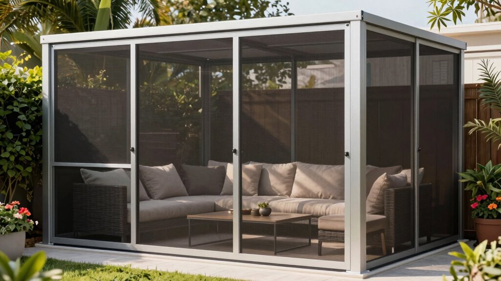 durable weather resistant patio enclosure